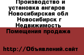 Производство и установка ангаров  - Новосибирская обл., Новосибирск г. Недвижимость » Помещения продажа   